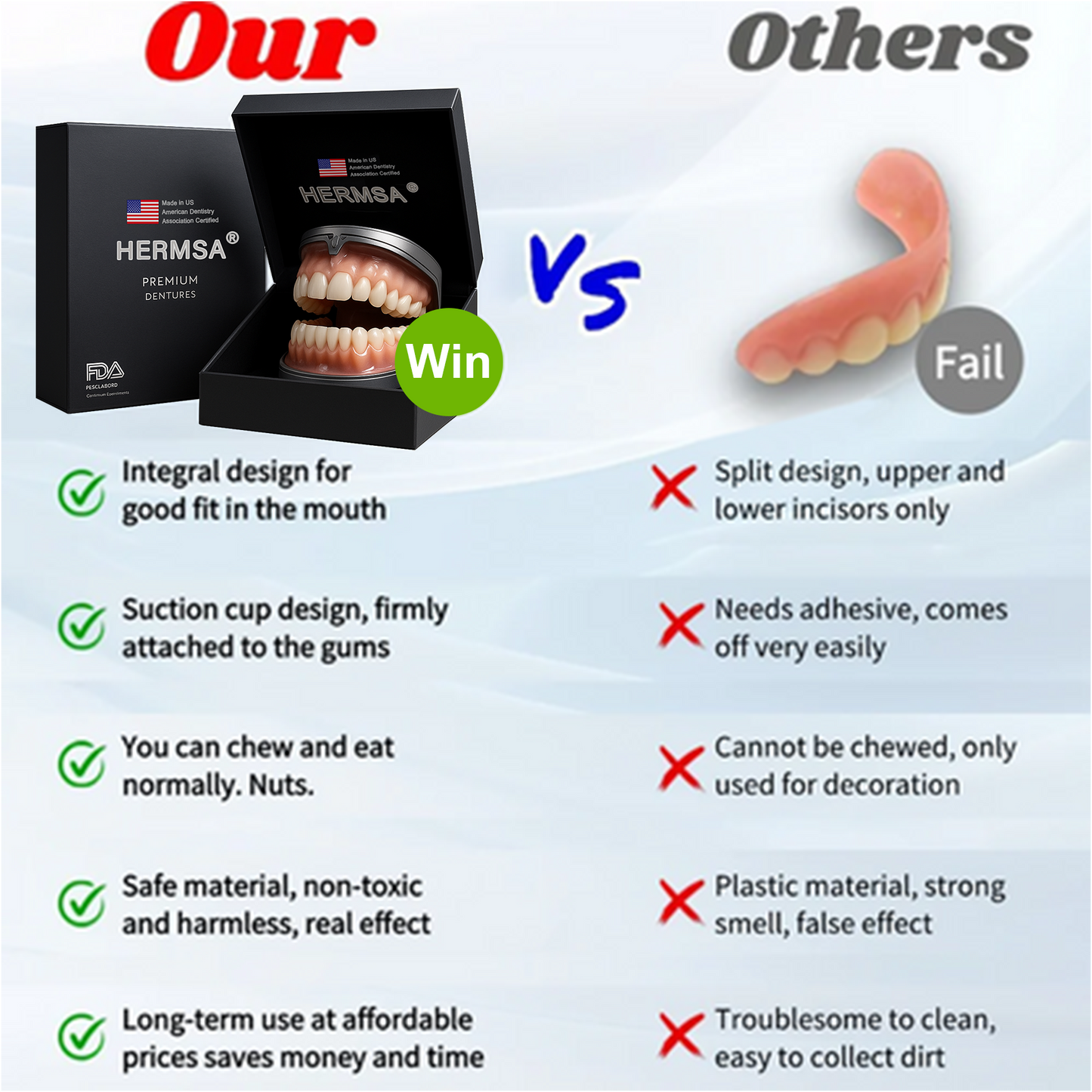 Hermsa® --🦷Advanced Customized Full Denture Set🦷