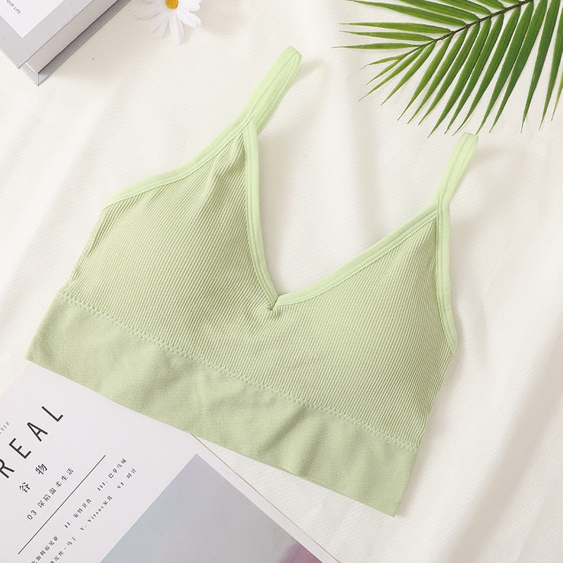 Damen Sexy Crop Tops Tube Top Weibliche Streetwear Ärmelloses Camis Nahtlose Sport Dessous T-Shirt Bh Crop Top Bandeau Top Tank