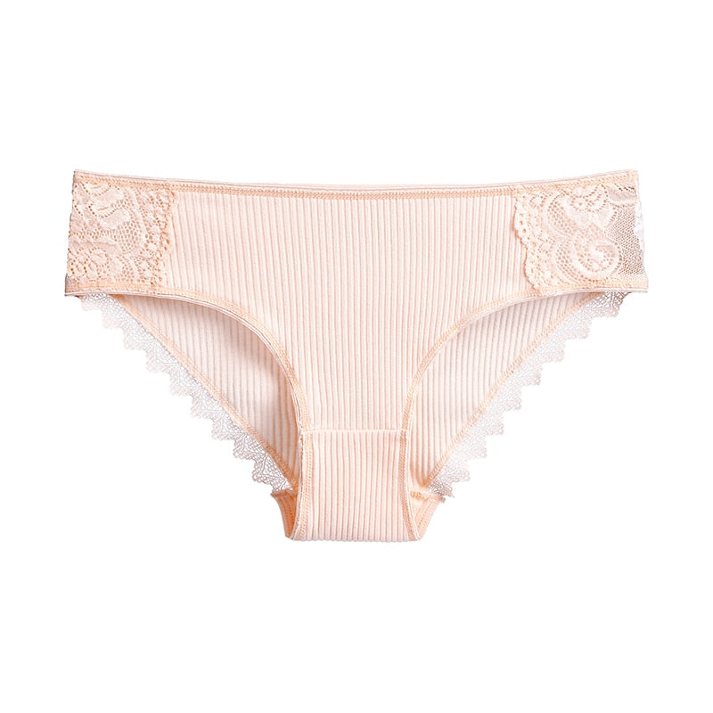 3 uds bragas de algodón para mujer, ropa interior de encaje, calzoncillos femeninos suaves y transpirables de alta calidad, ropa interior para mujer, lencería nueva BANNIROU