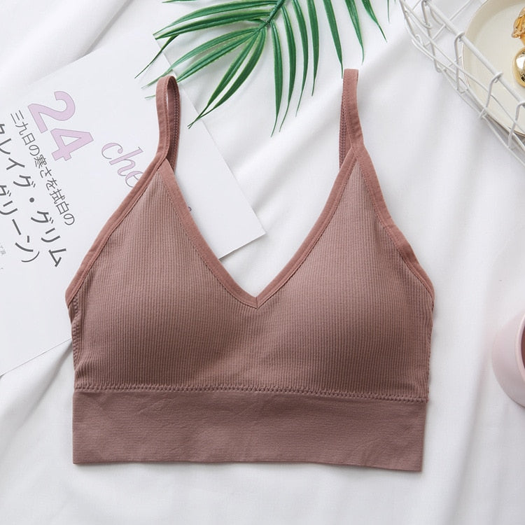 Damen Sexy Crop Tops Tube Top Weibliche Streetwear Ärmelloses Camis Nahtlose Sport Dessous T-Shirt Bh Crop Top Bandeau Top Tank