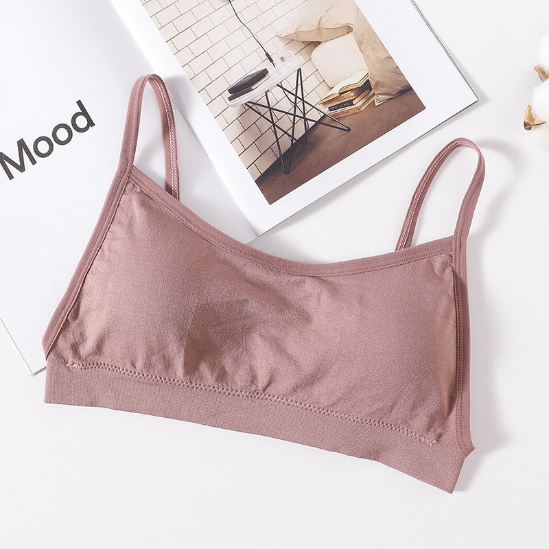 Damen Sexy Crop Tops Tube Top Weibliche Streetwear Ärmelloses Camis Nahtlose Sport Dessous T-Shirt Bh Crop Top Bandeau Top Tank