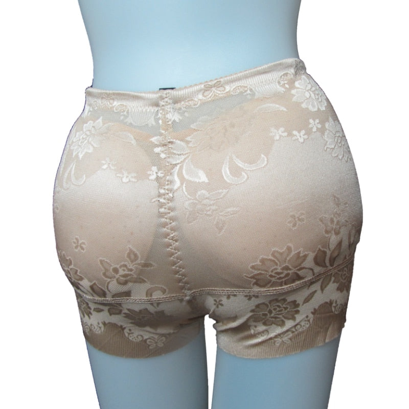 Sexy mujer levantador de glúteos moldeadores de cuerpo bragas de Control acolchadas moda señora potenciador de glúteos Boxer pantalones cortos Lencería push-up ropa interior