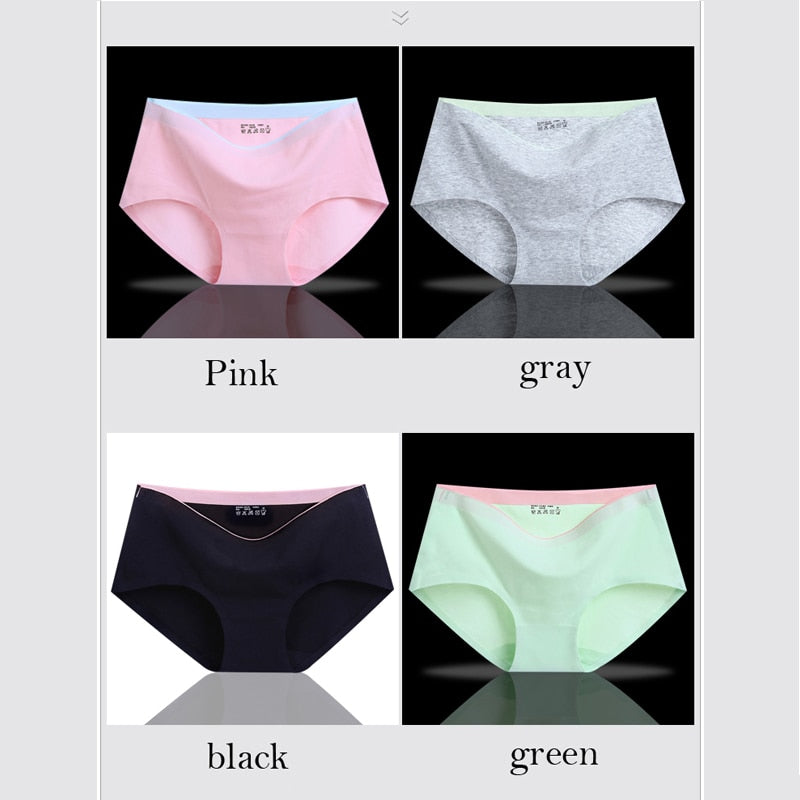 8 Uds. Calzoncillos para mujer, bragas sexys a la moda para mujer, calzoncillos lisos sin costuras, ropa interior de algodón para mujer, bragas para niña