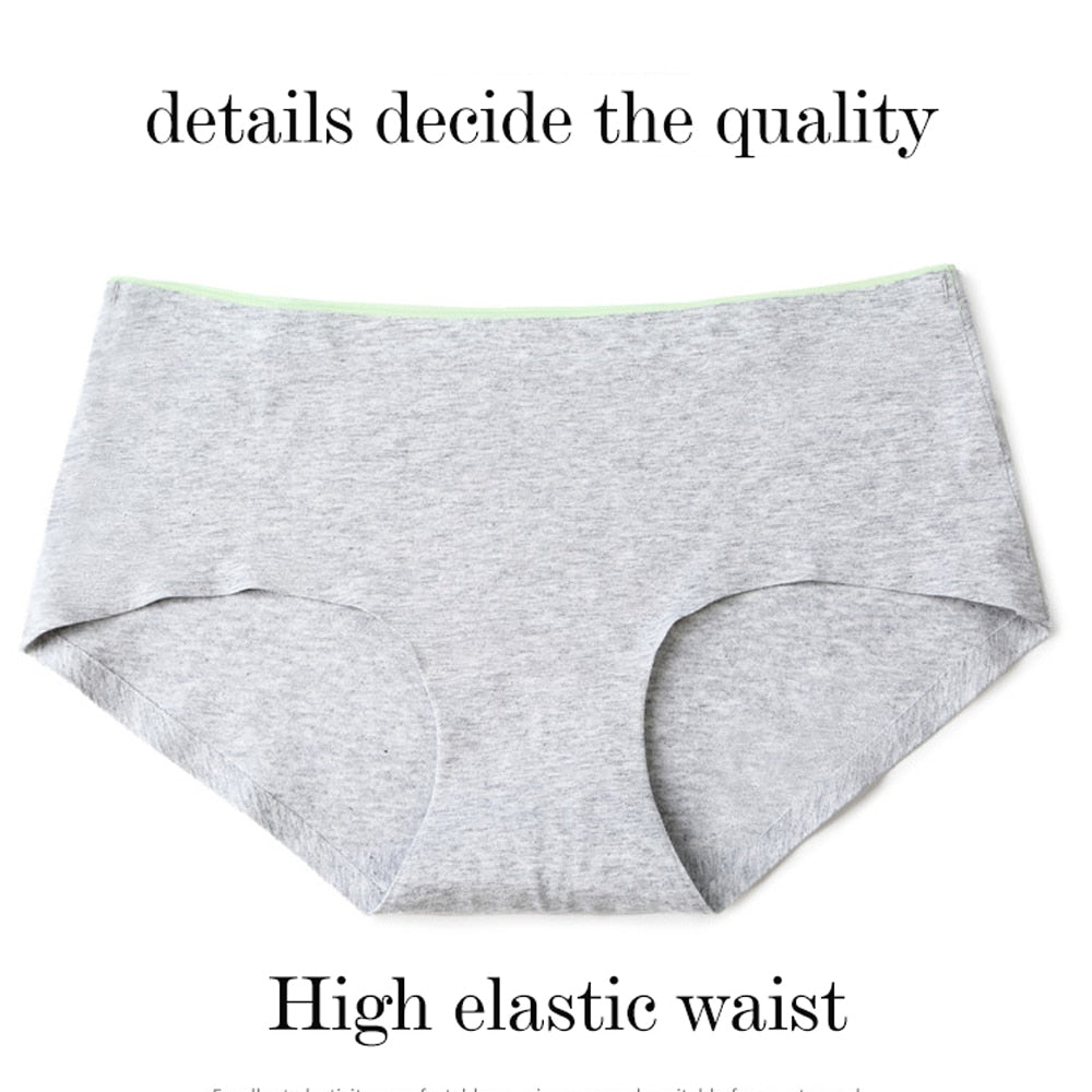8 Uds. Calzoncillos para mujer, bragas sexys a la moda para mujer, calzoncillos lisos sin costuras, ropa interior de algodón para mujer, bragas para niña