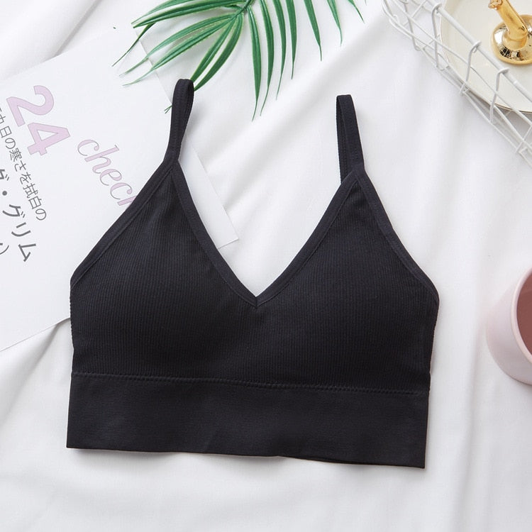 Damen Sexy Crop Tops Tube Top Weibliche Streetwear Ärmelloses Camis Nahtlose Sport Dessous T-Shirt Bh Crop Top Bandeau Top Tank