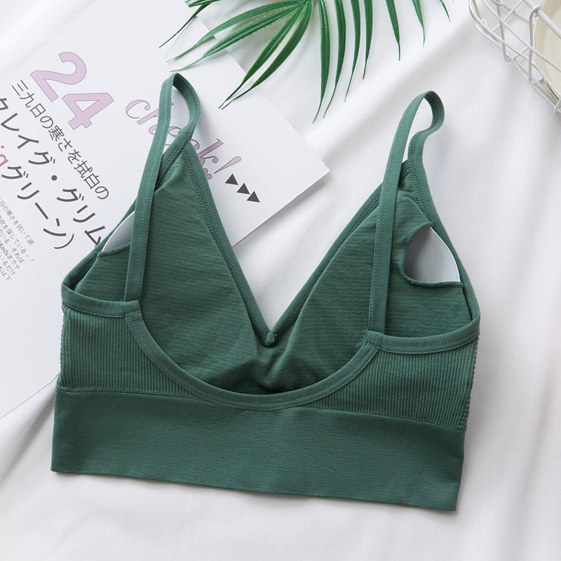 Damen Sexy Crop Tops Tube Top Weibliche Streetwear Ärmelloses Camis Nahtlose Sport Dessous T-Shirt Bh Crop Top Bandeau Top Tank