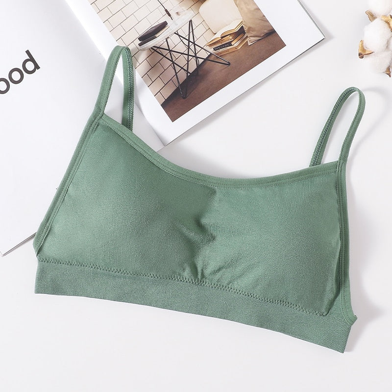Damen Sexy Crop Tops Tube Top Weibliche Streetwear Ärmelloses Camis Nahtlose Sport Dessous T-Shirt Bh Crop Top Bandeau Top Tank