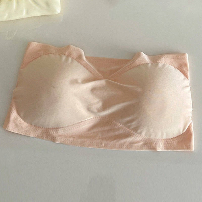 Primavera Verano mujeres sujetador sin costuras Top de tubo sujetador sin tirantes Bandeau Push up sujetador ropa interior de mujer ropa interior elástica básica Lencería