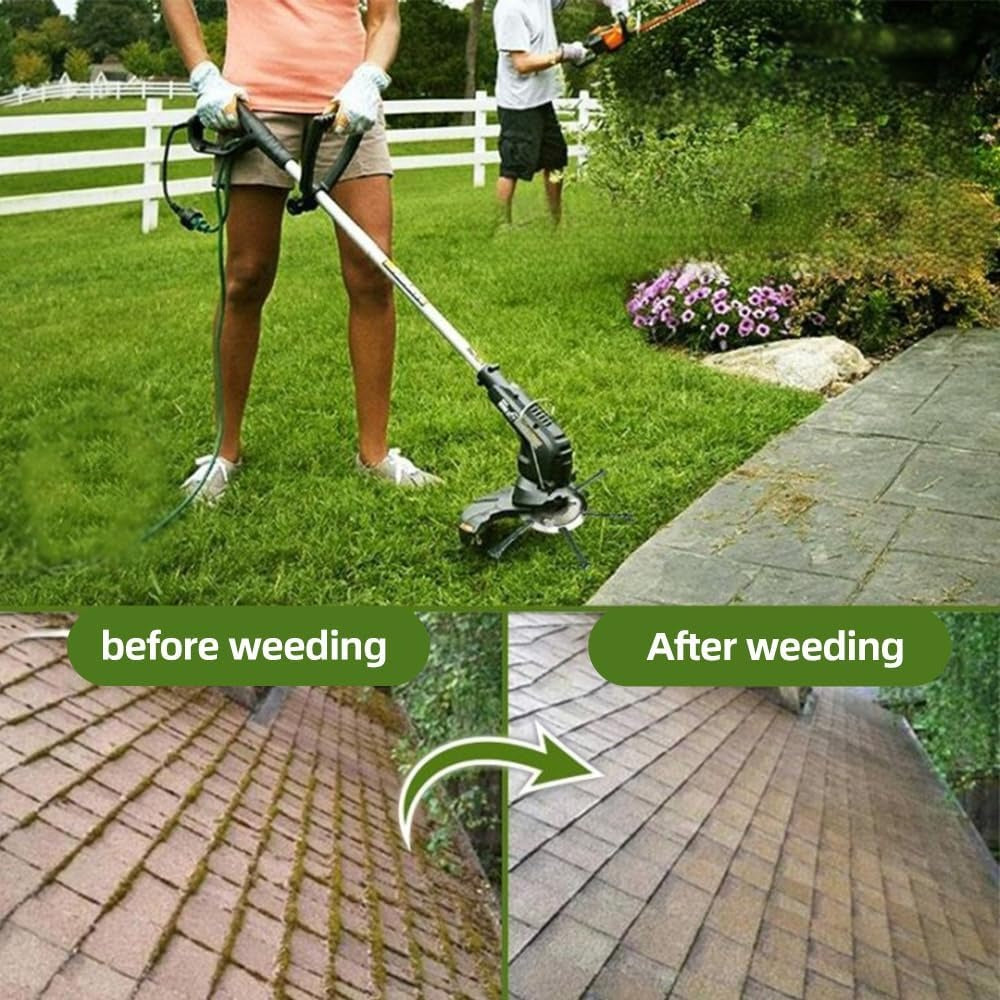Unbreakable Steel Wire Trimmer Head -♻️Universal Fit Lifetime Replacement for Gas & Electric Trimmers -🇺🇸End String Snapping Forever with Hardened American Steel Twisted Core Technology
