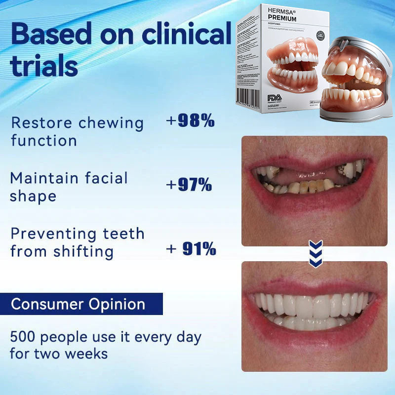 Hermsa® --🦷Advanced Customized Full Denture Set🦷