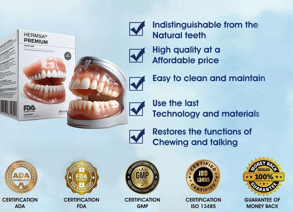 Hermsa® --🦷Advanced Customized Full Denture Set🦷