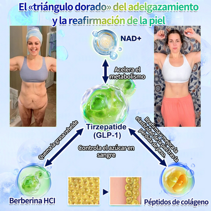 Tienda en línea | Honxi® GLP-1 Solución oral adelgazante y saludable (una vez al día, resultados visibles en 7 días) Favorece la obesidad, la salud cardiovascular, la diabetes, la apnea del sueño, la salud intestinal y los problemas articulares