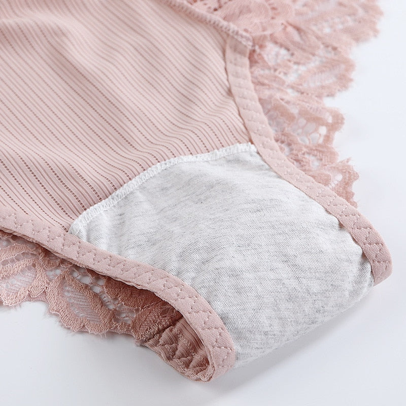 3 uds bragas de algodón, bragas sexis, bragas de encaje, ropa interior para mujer, bragas de lencería para mujer, bragas florales, calzoncillos