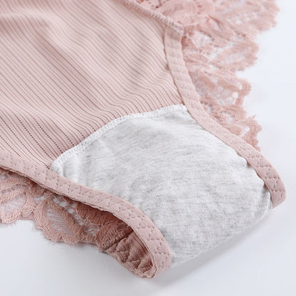 3 uds bragas de algodón, bragas sexis, bragas de encaje, ropa interior para mujer, bragas de lencería para mujer, bragas florales, calzoncillos